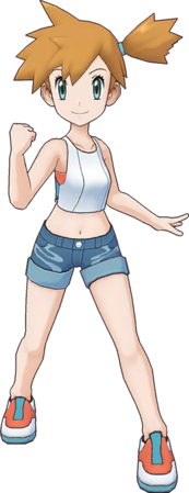 Misty en su traje habitual.