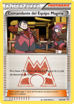 Carta Comandante del Equipo Magma