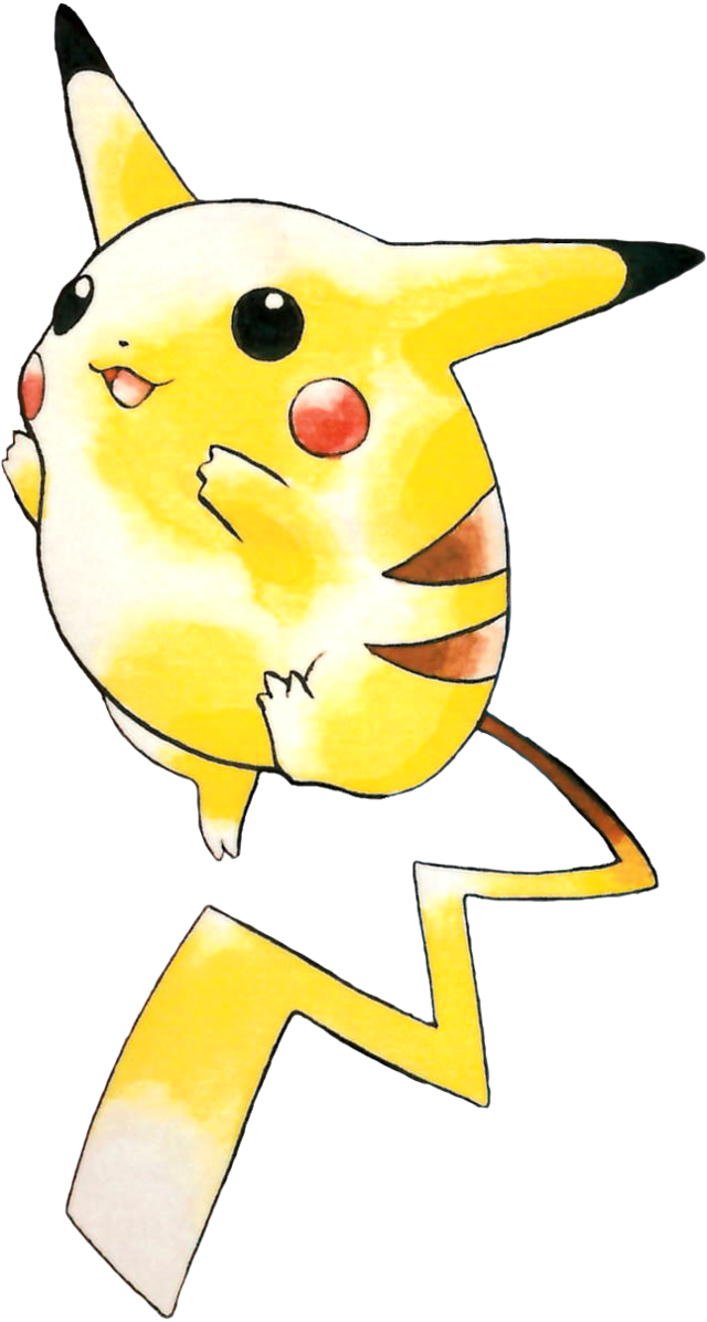 Archivo:Pikachu en Rojo y Azul.png - WikiDex, la enciclopedia Pokémon