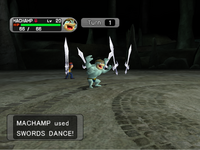 Danza espada en Pokémon XD: Tempestad oscura.