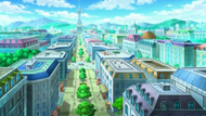 Ciudad Luminalia en el anime.