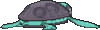 Imagen posterior de Tirtouga variocolor en Pokémon X, Pokémon Y, Pokémon Rubí Omega, Pokémon Zafiro Alfa, Pokémon Sol, Pokémon Luna, Pokémon Ultrasol y Pokémon Ultraluna