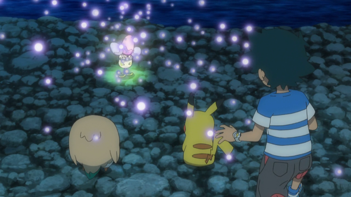 ArchivoEP972 Morelull usando Espora.png WikiDex, la enciclopedia Pokémon