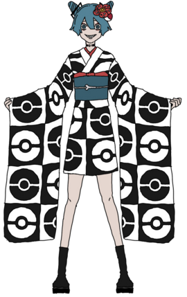 Diseño de Hatsune Miku en Hiyu~ dorodoro.