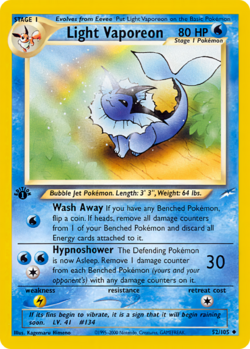 Carta de Light Vaporeon