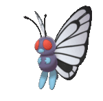 Imagen de Butterfree hembra en Pokémon Espada y Pokémon Escudo