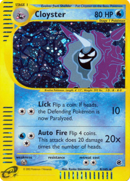 Archivo:Cloyster (Expedition Base Set 8 TCG).png