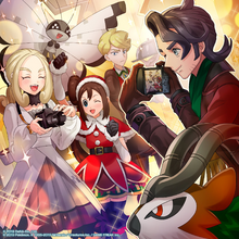 Artwork de Violeta junto a Ciprés, Nanci y Narciso.
