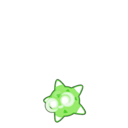 Icono de Minior núcleo verde en Pokémon Escarlata y Púrpura