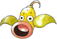 Weepinbell en Pokémon Rojo y Verde.