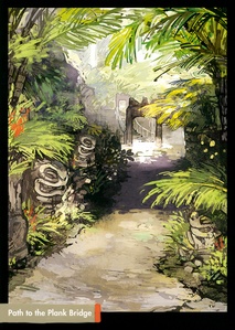 Arte conceptual de la Senda Mahalo.