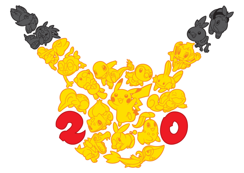 Archivo:Logo del 20 aniversario de Pokémon.png