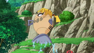 Feebas usando placaje.