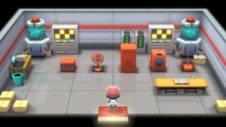 Sala de Rotom en Pokémon Diamante Brillante.