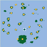 Localización de la isla sin nombre 1.