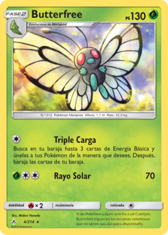 Carta de Butterfree