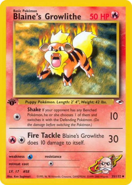 Archivo:Blaine's Growlithe (Gym Heroes 35 TCG).png