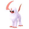 Absol con disfraz de la Semana de la Moda
