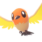 Icono de Fletchling variocolor en Leyendas Pokémon: Z-A