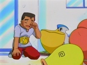 Anthony descubierto por el Equipo/Team Rocket (anime).