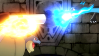Mega-Charizard X vs. Mega-Blastoise de Narciso.
