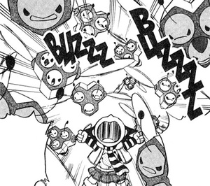 Combee machos y hembra en la saga Diamante y Perla.