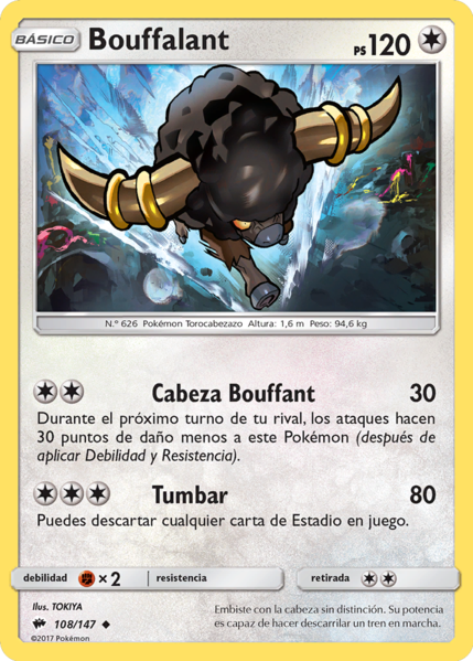 Archivo:Bouffalant (Sombras Ardientes TCG).png