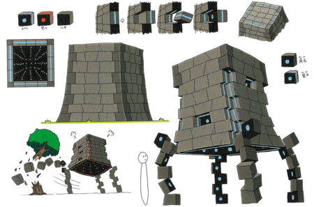 Bocetos de Stakataka.