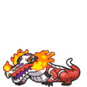 Icono de Skeledirge en Pokémon Escarlata y Púrpura
