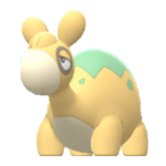 Imagen de Numel hembra en Pokémon Diamante Brillante y Pokémon Perla Reluciente