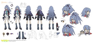 Arte conceptual de Hatsune Miku rival en Glorious Day.