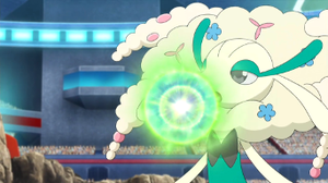Florges de Trevor/Trovato usando energibola.