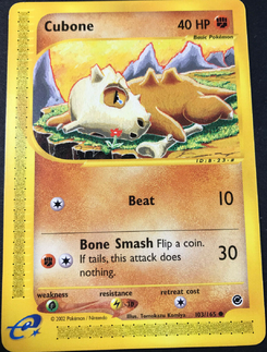 Carta de Cubone