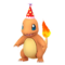 Charmander con gorro de fiesta rojo GO.png