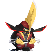 Kingambit en Pokémon Café ReMix.
