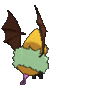 Imagen posterior de Swoobat variocolor en Pokémon X, Pokémon Y, Pokémon Rubí Omega, Pokémon Zafiro Alfa, Pokémon Sol, Pokémon Luna, Pokémon Ultrasol y Pokémon Ultraluna