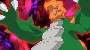 Druddigon usando Enfado.
