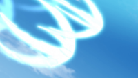Skarmory y Crobat usando tajo aéreo.