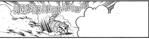 Sandshrew usando ataque arena.