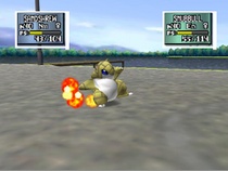 Puño dinámico en Pokémon Stadium 2.
