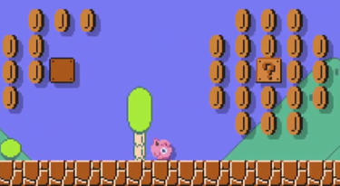 Sprite de Jigglypuff en Super Mario Maker