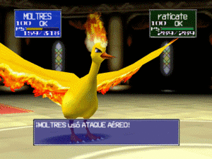 Ataque Celestial/Ataque Aéreo en Pokémon Stadium.