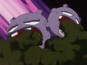 Weezing usando pantallahumo.