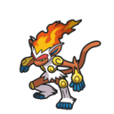 Icono de Infernape en Pokémon Diamante Brillante y Perla Reluciente