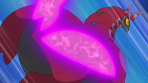 Scolipede usando cola veneno.