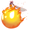 Imagen de Cinderace Gigamax variocolor en Pokémon HOME