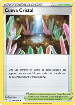 Carta Cueva Cristal