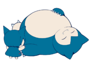 Gijinka Snorlax de aimaina Miku en The Pokémon Inside My Heart.