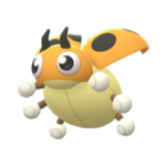 Imagen de Ledyba variocolor hembra en Pokémon Diamante Brillante y Pokémon Perla Reluciente