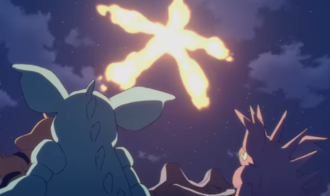 Charizard usando llamarada.